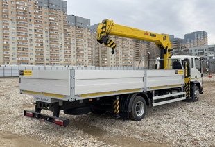 JAC N120L КМУ HYVA HST6.3 E3 (6т) БОРТ 6,3×2,54×0,6м